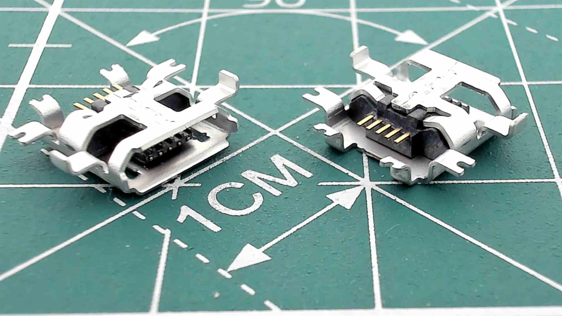Micro USB Female Connector for PCB Soldering S7483