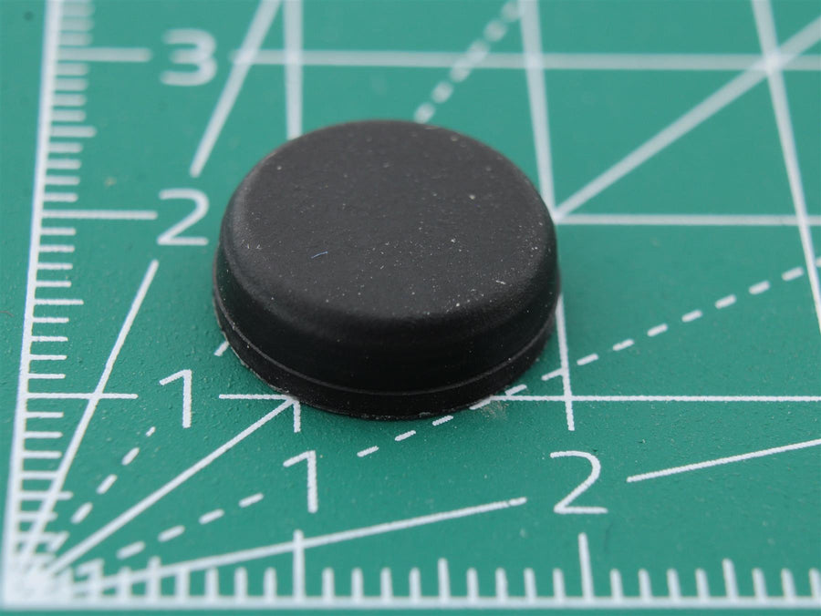 Picior rotund din cauciuc autoadeziv Ø13mm x Ø12.2mm x înălțime 4.5