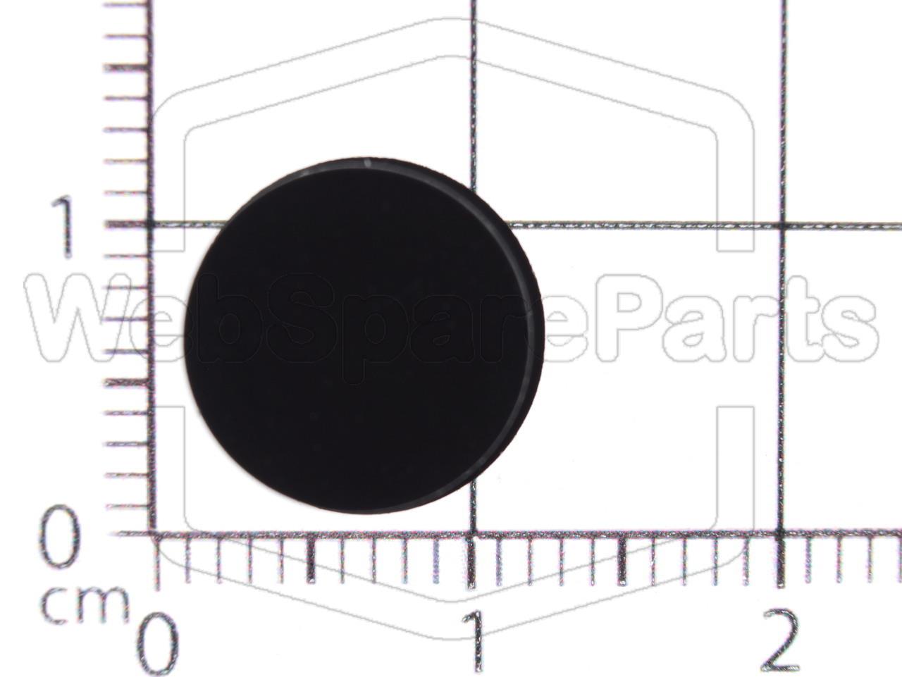 Round Rubber Foot Self-adhesive Ø11.3mm x Ø10.7mm x height 3.2mm