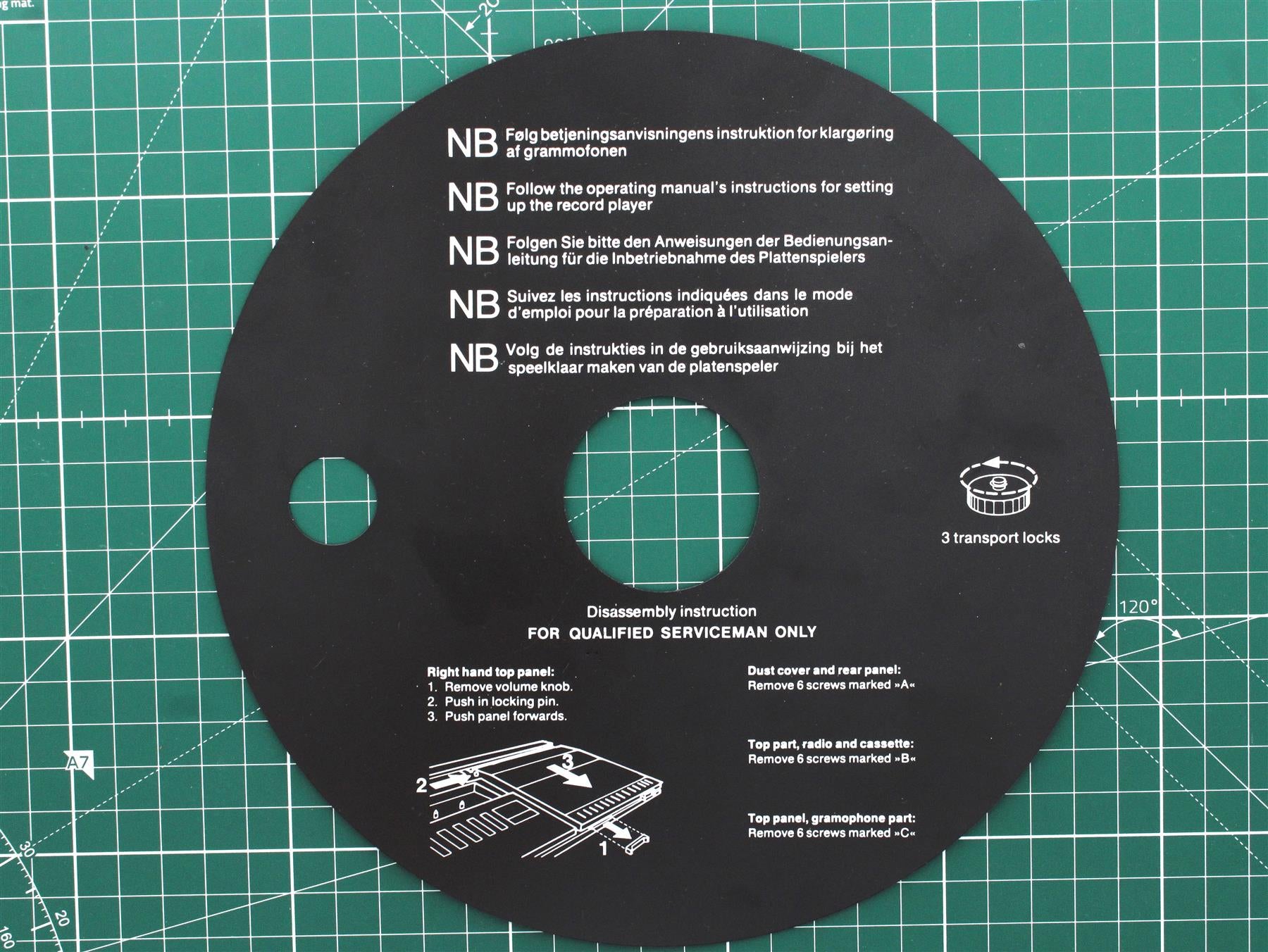 Bang & Olufsen 2622361 – Disc Cover for BeoCenter 2200 | Replaceme