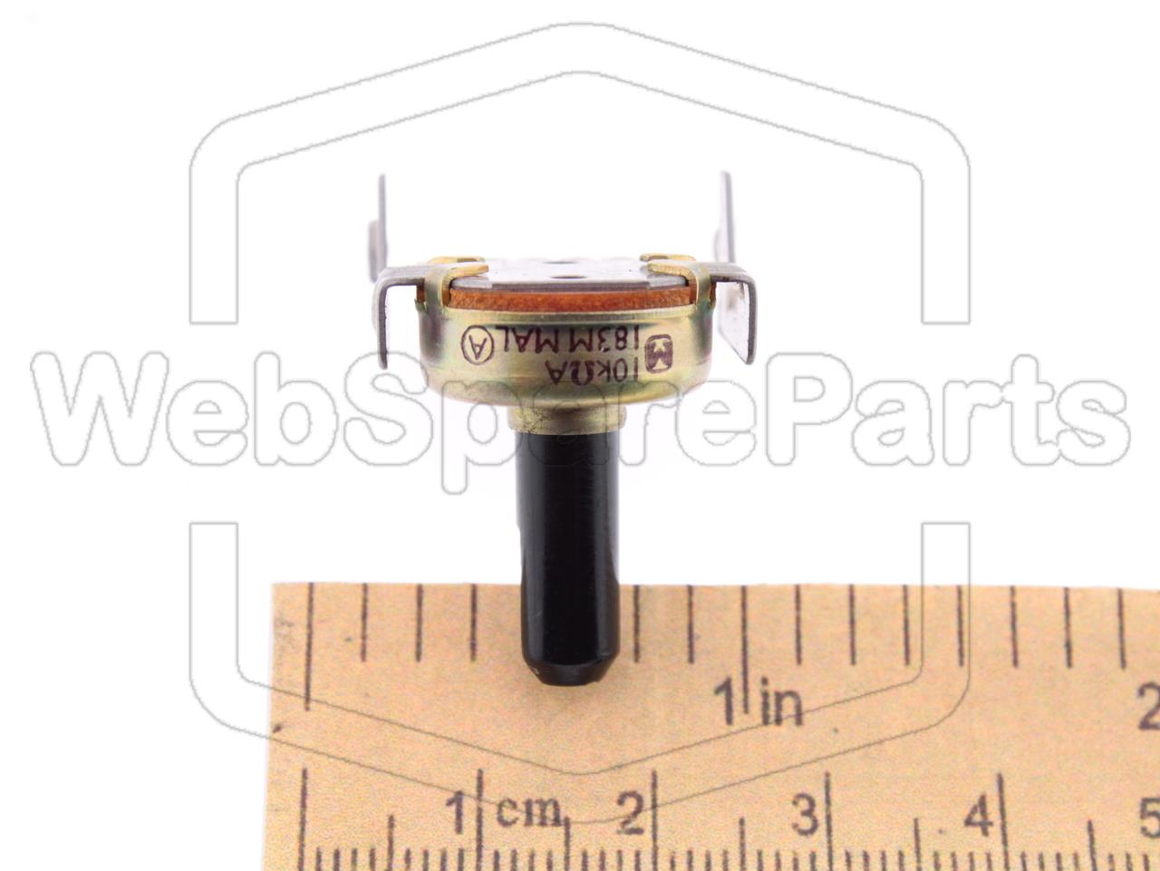 Rotary Potentiometer 10K with Shaft for Hitachi TRK-640R