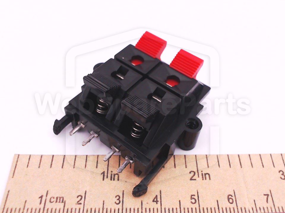 Sharp CB-BA Series PCB Speaker Terminal Connector for Vintage Audio Repair