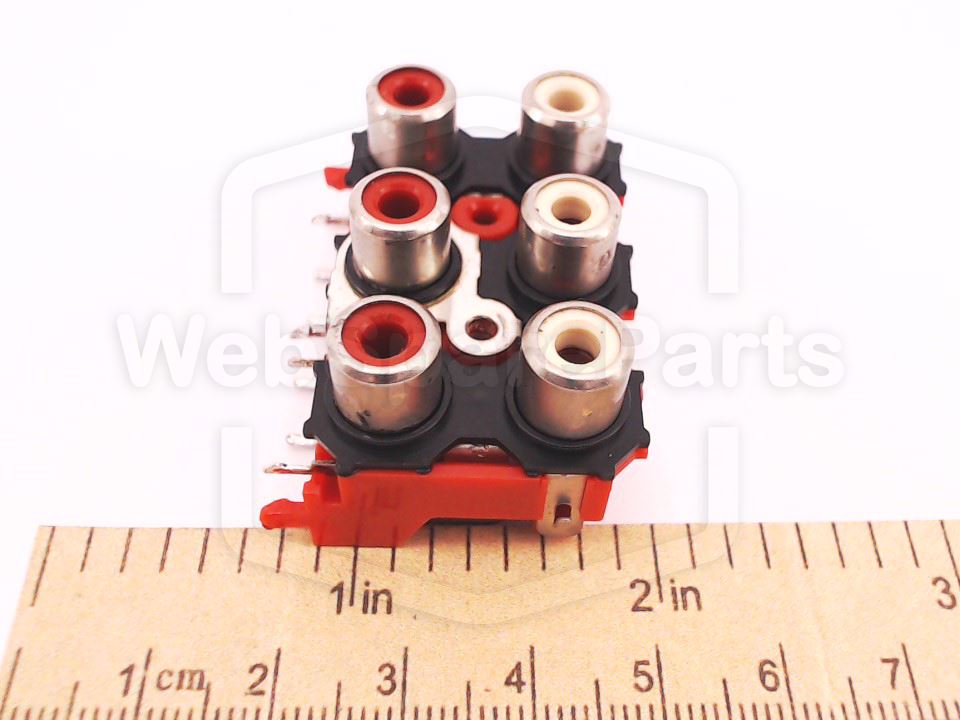 Sony MHC-NX Series Original RCA Female PCB Jack for Vintage Audio Repair