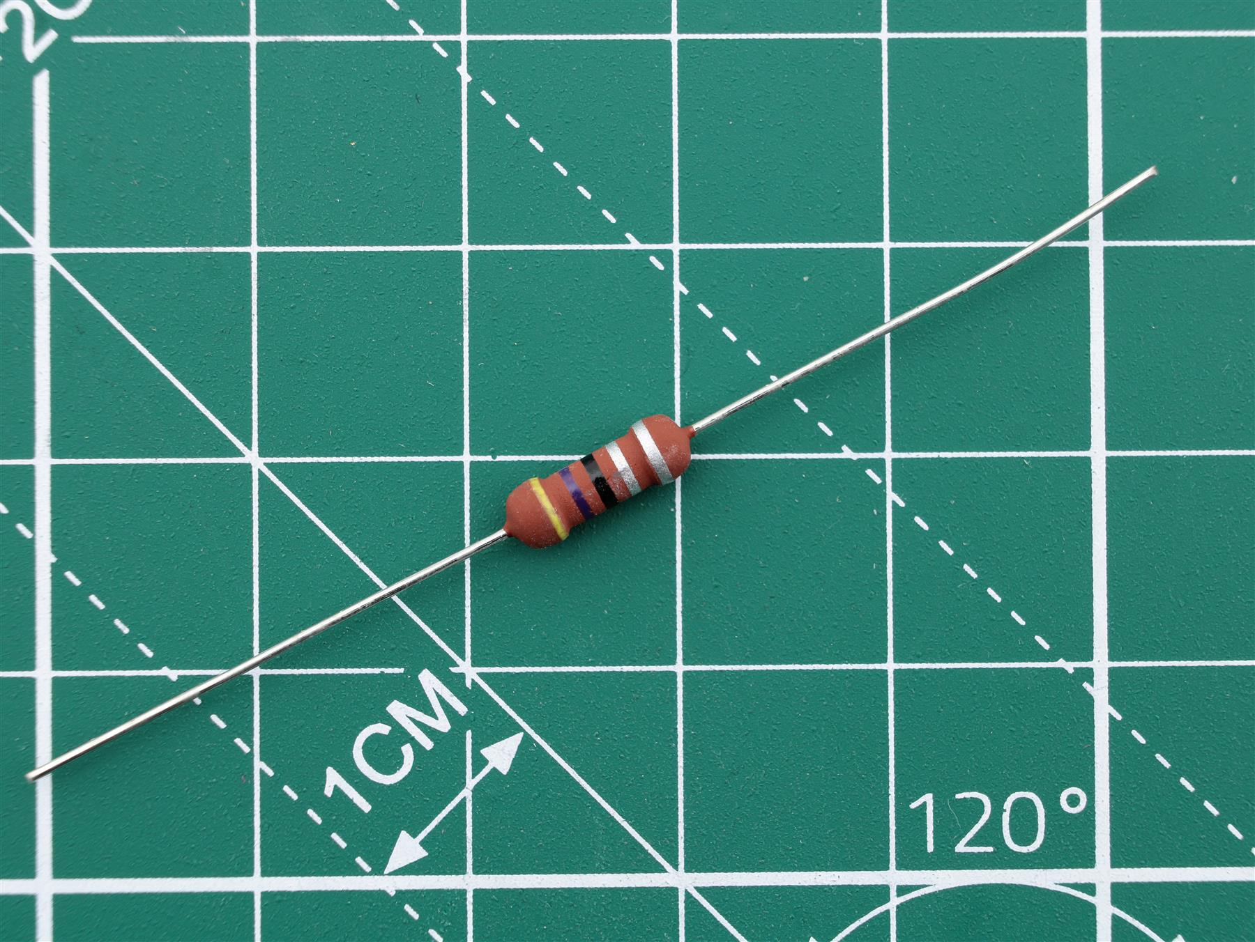 Fuse Resistor 4.7R 1W 10% Ø3.5x10m