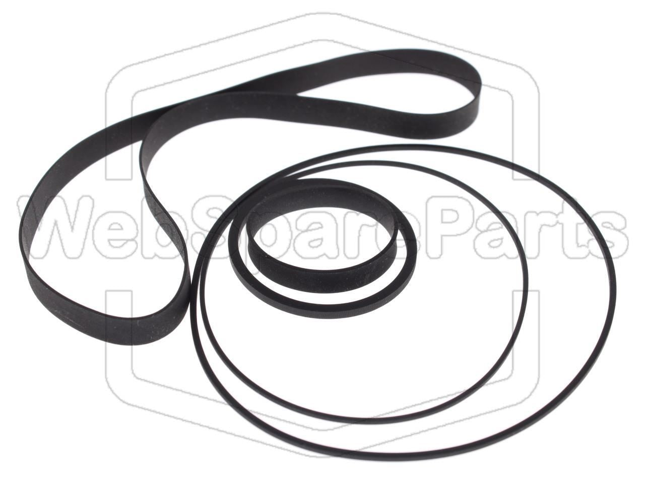 Belt Kit For Video Cassette Recorder Toshiba V-51 Betamax