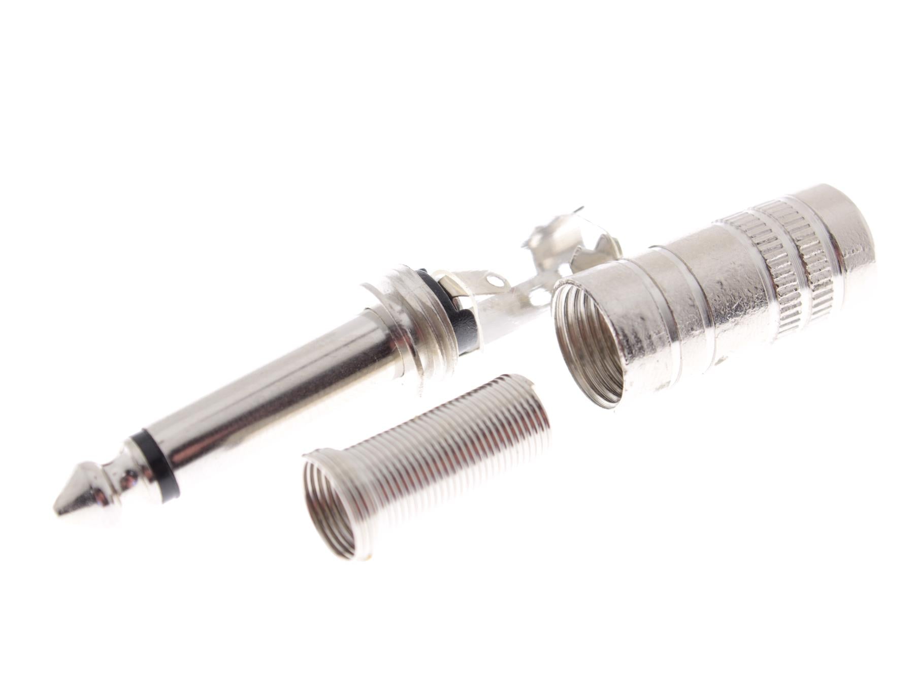 6.3mm Mono Jack Metal Plug for Cable