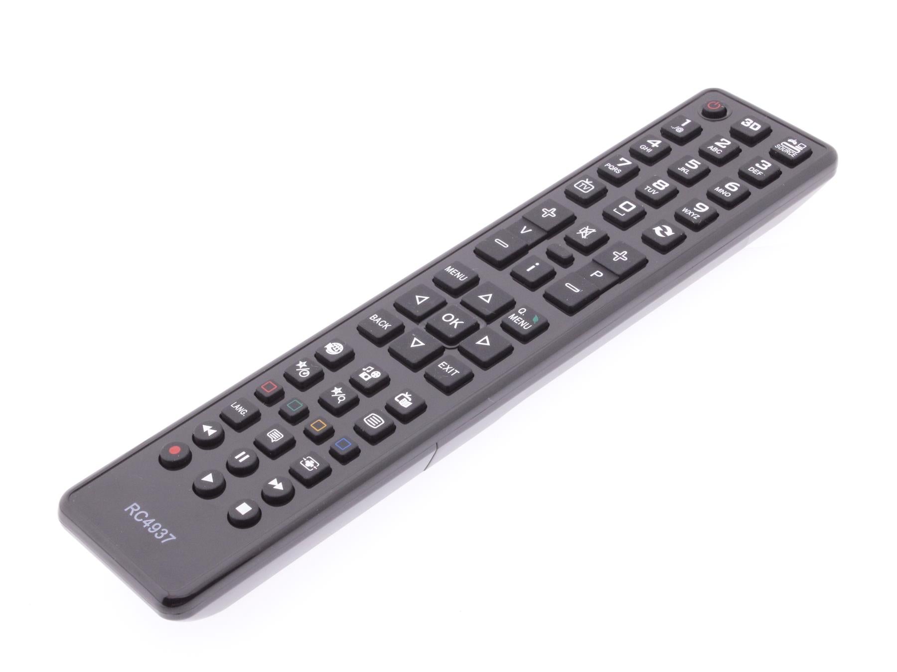 Replacement TV Remote Control for RC4937
