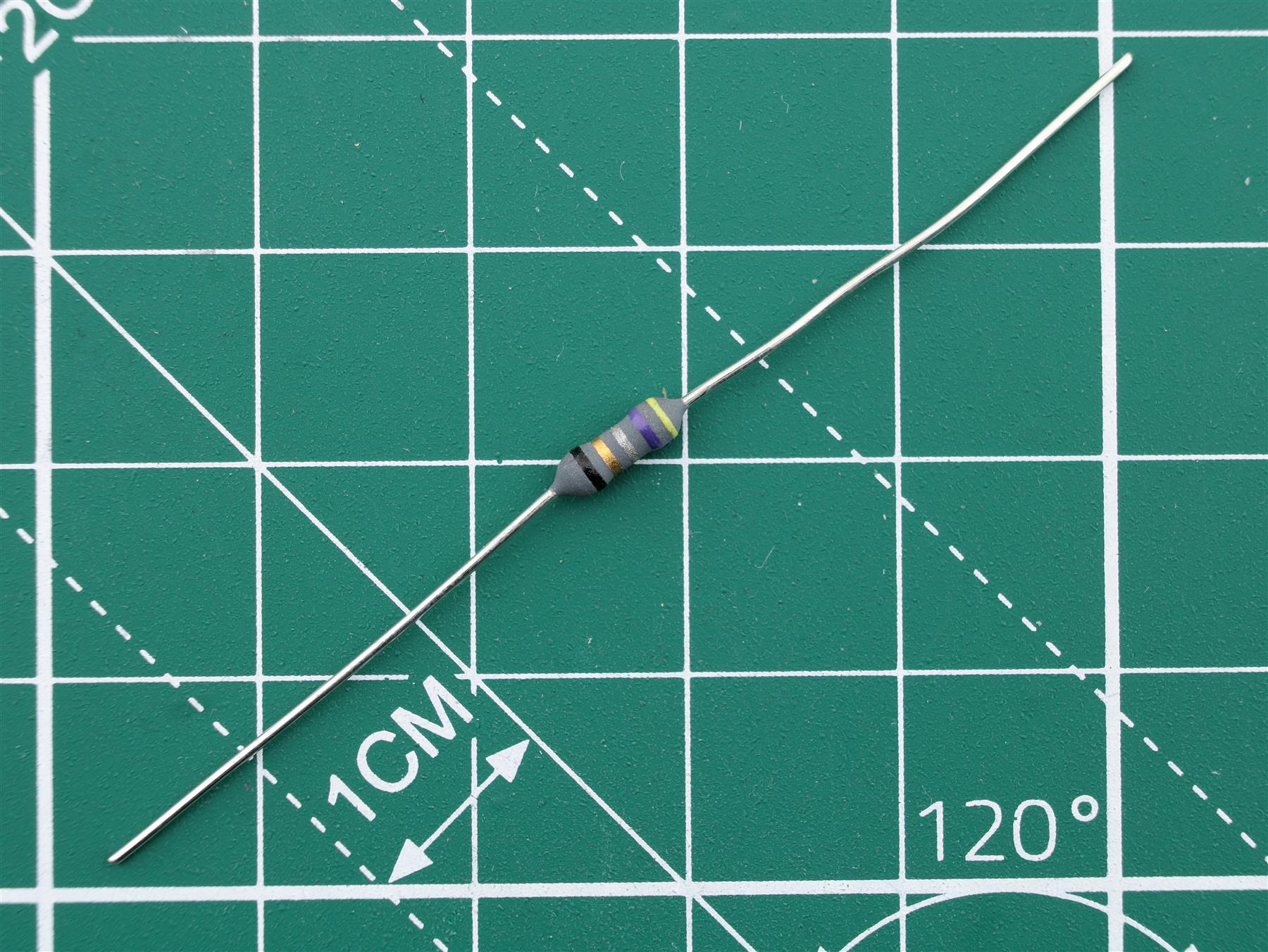 Fuse Resistor 0R47 0.5W 5% Ø2.6x6.8m