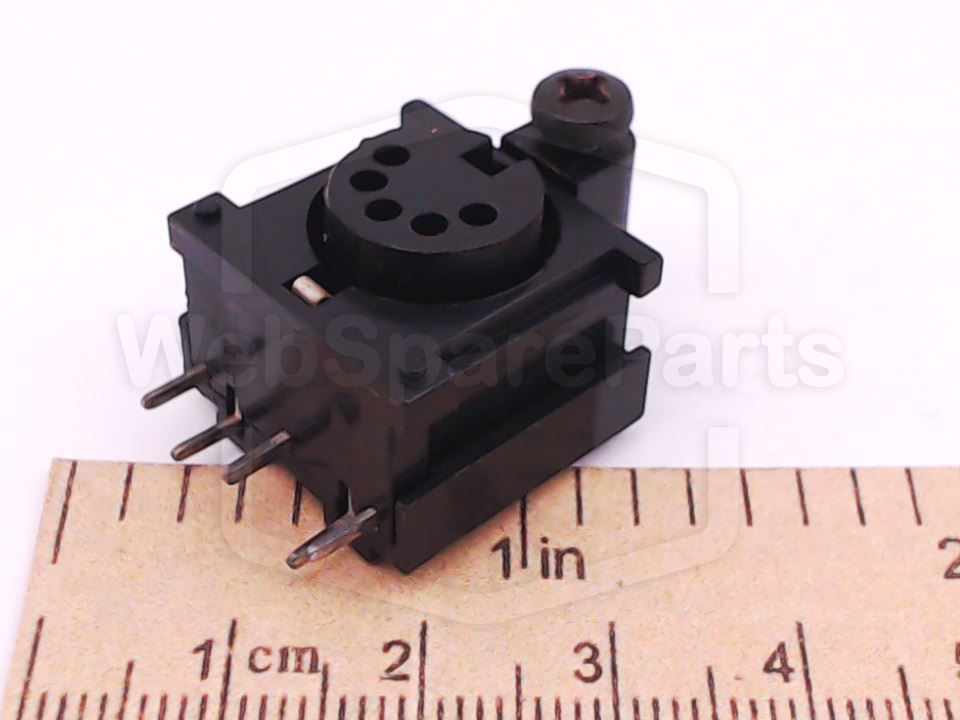 Yamaha 5-Pin DIN PCB Socket Connector for Vintage Audio Equipment Repair