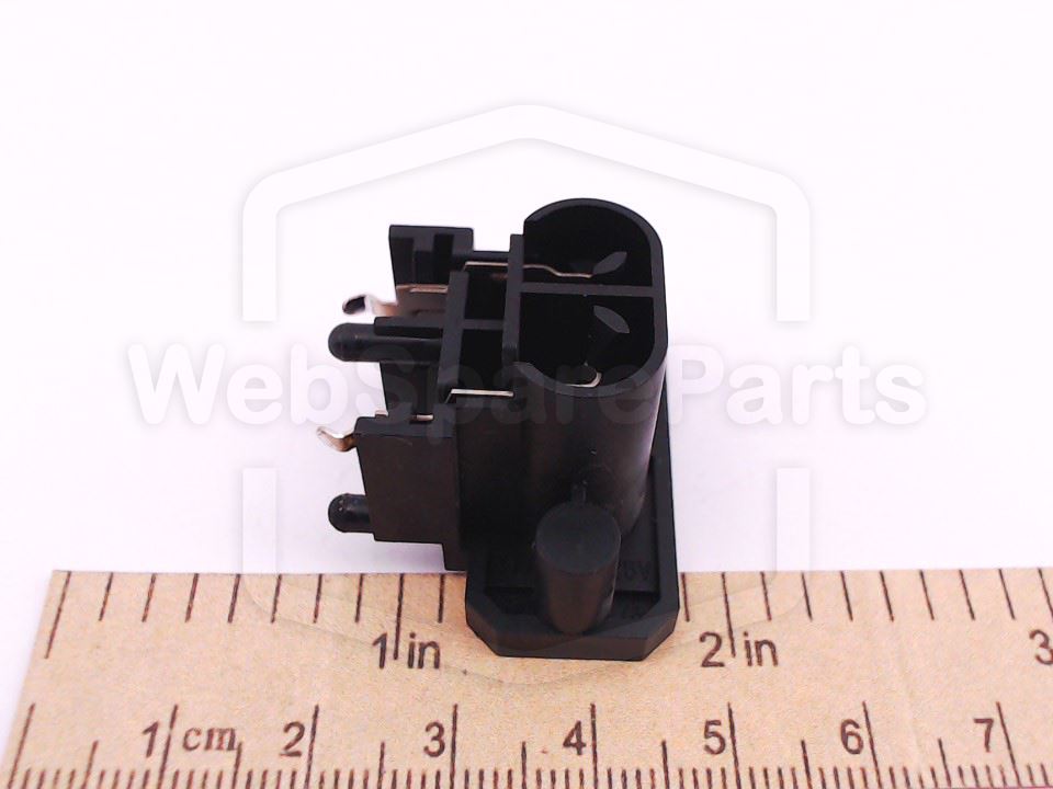 PCB-Mount IEC C8 AC Mains Input Connector for Technics RS-232