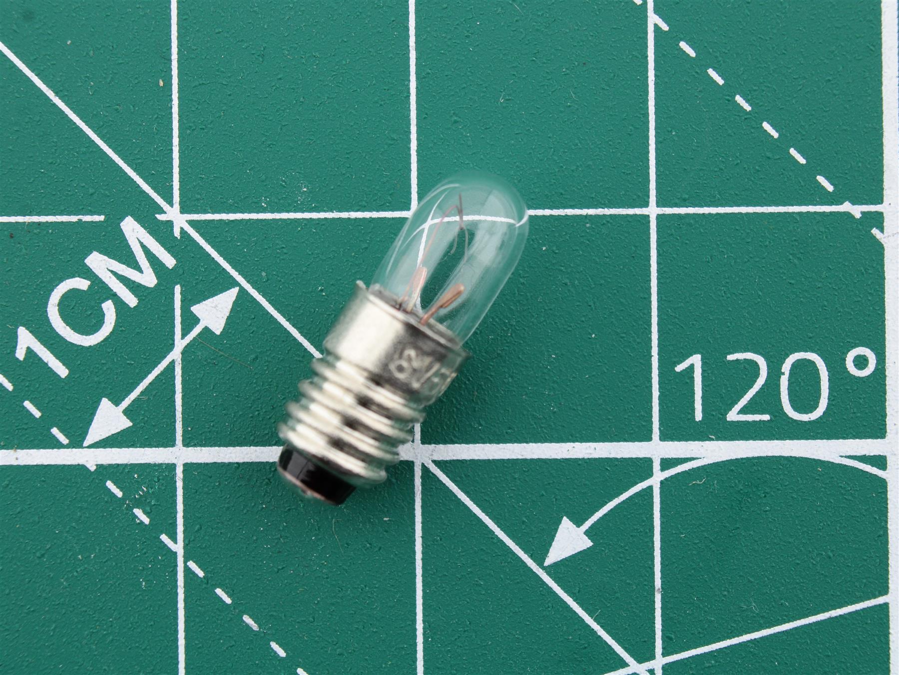 Miniature lamp E5.5 - 6V 50mA Ø5.8x16m