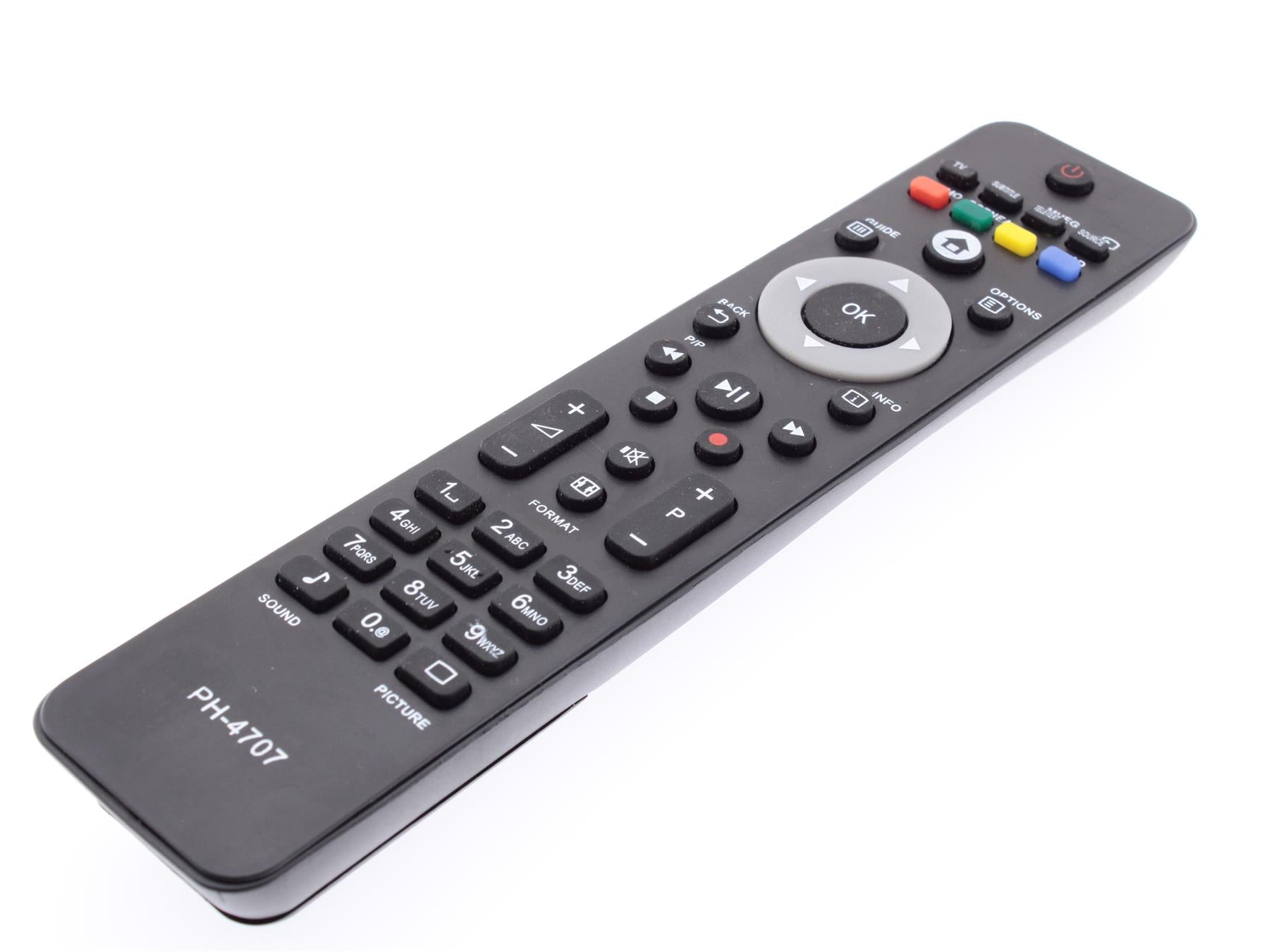 Replacement TV Remote Control for Philips RC4707