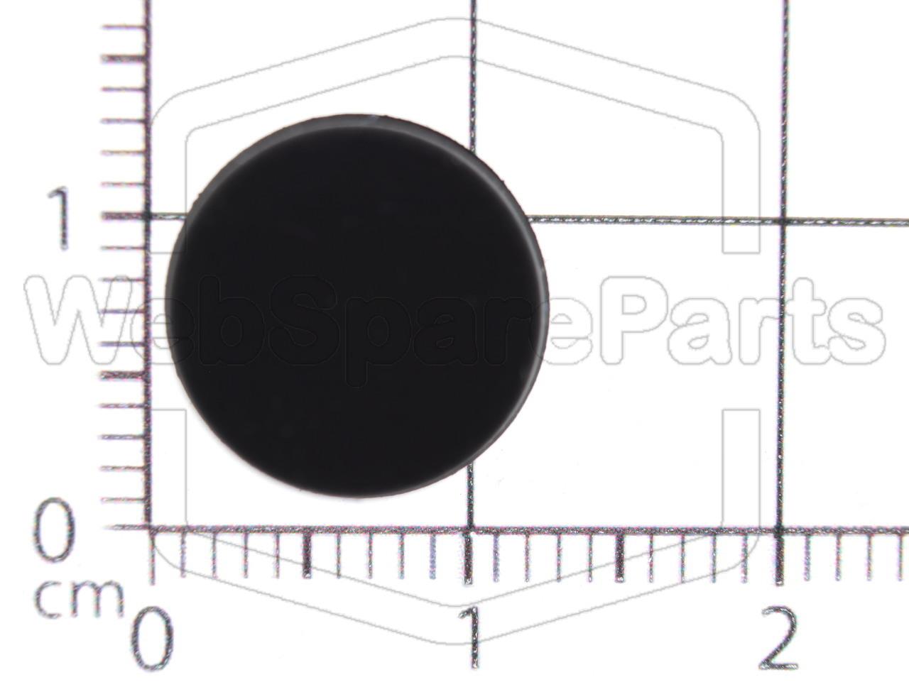 Round Rubber Foot Self-adhesive Ø12mm; x Ø11.2mm x height 5.1mm