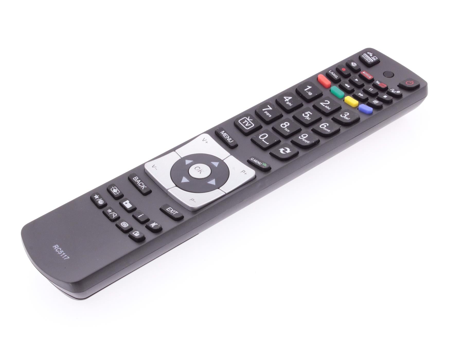 Replacement TV Remote Control for RC5117