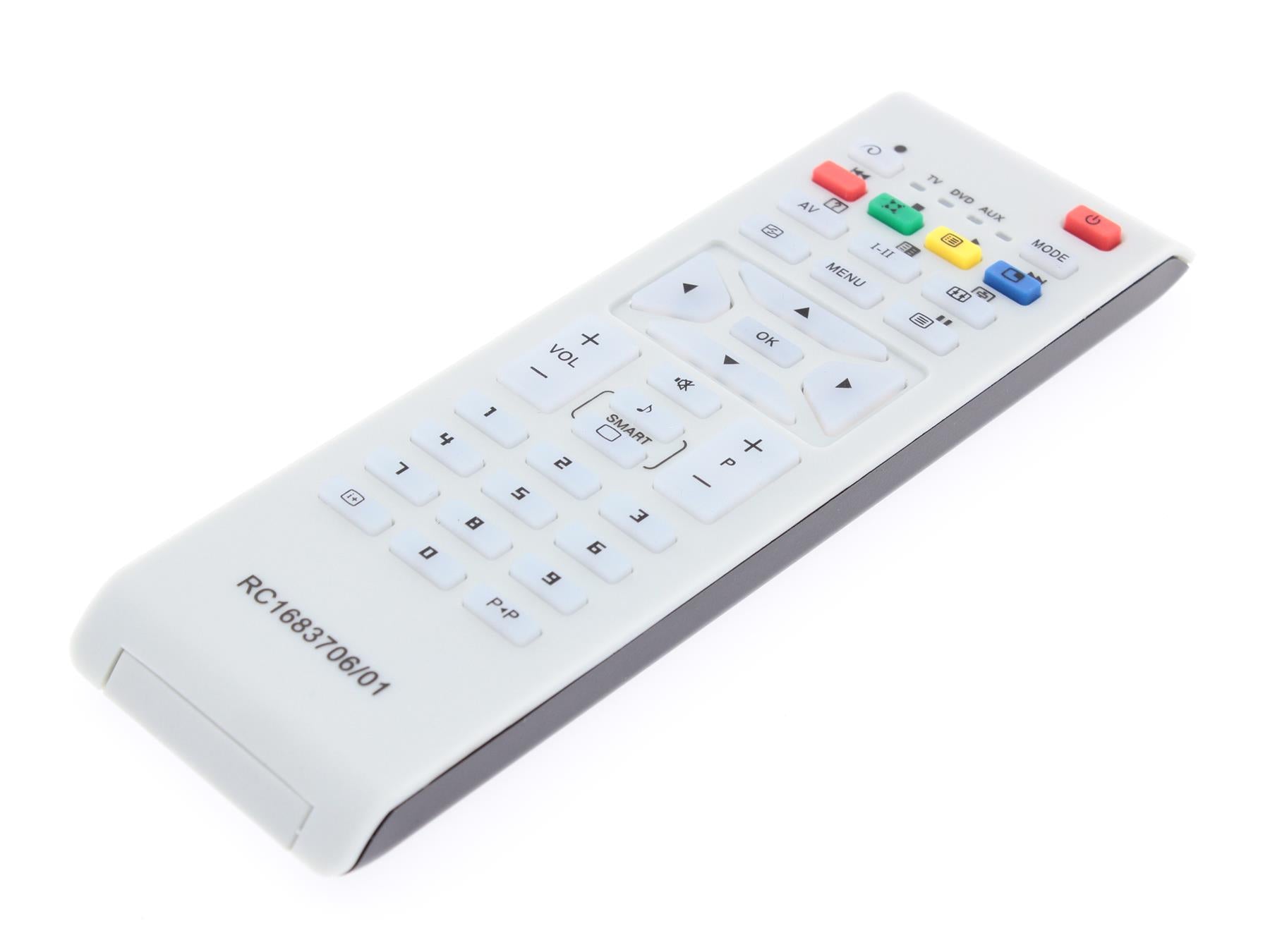 Replacement TV Remote Control for Philips RC1683706/01, 3139 238 13961