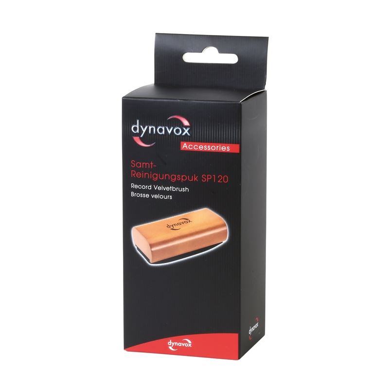 Dynavox SP120 Velvet Record Cleaning Pad with Cushioned Core and Storage Pouch