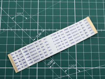 Cablu flat flex cu 50 pini pentru laser DVD player către PCB principal [118×26 mm