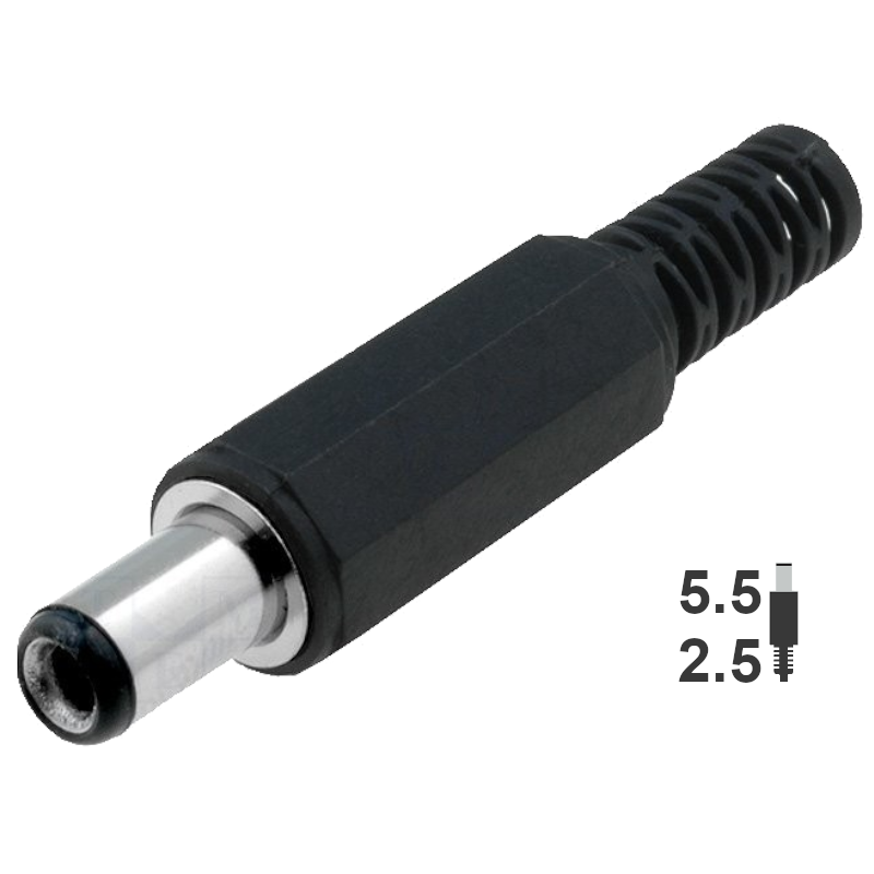 DC Power Female Plug  [Ø5.5×2.1×9.5mm]