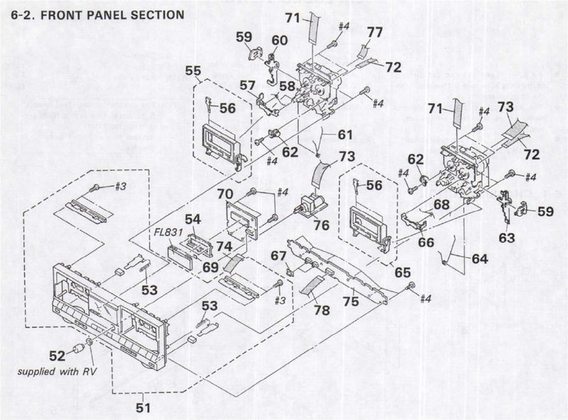 Sony Part Number 3-363-638-01 LEVER (LOCK LEVER L) Pos.(60)