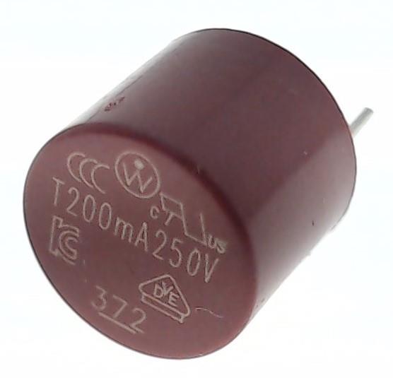 Circular miniature fuse TR5 slow 0.200A 250VAC