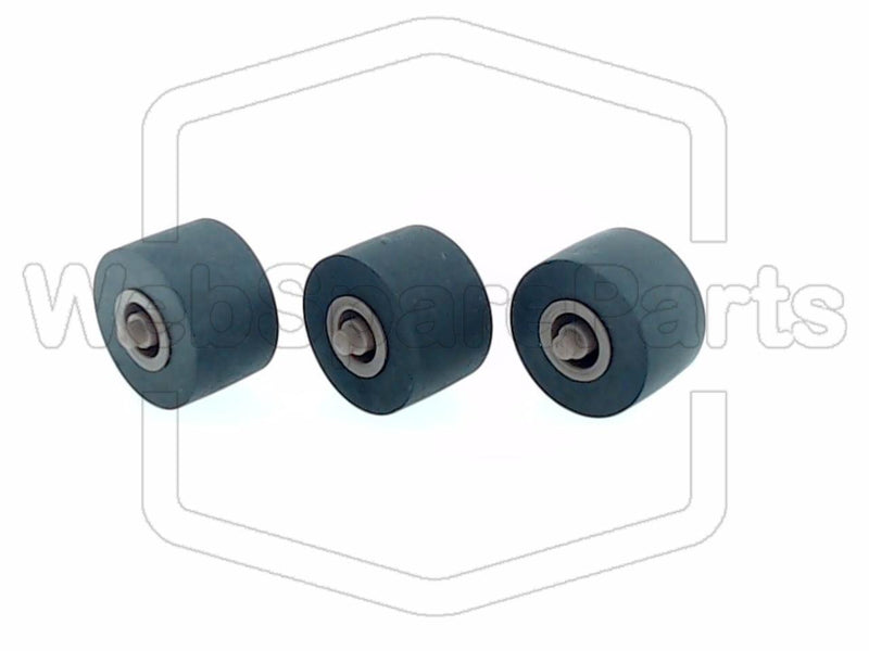 Pinch Roller 10mm x 6.0mm x 1.5mm (with axis in brown)