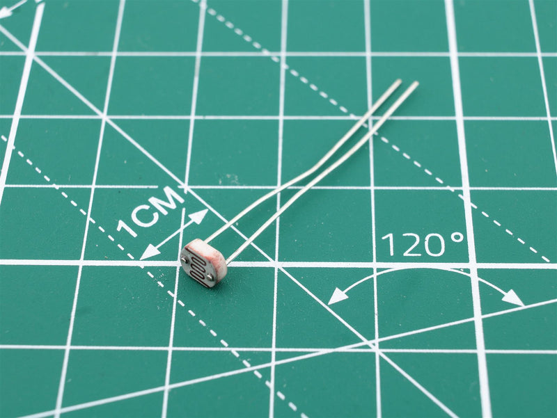 LDR 150..300kOhm 100mW Ø5mm Photoresistor Resistor Photoresistance