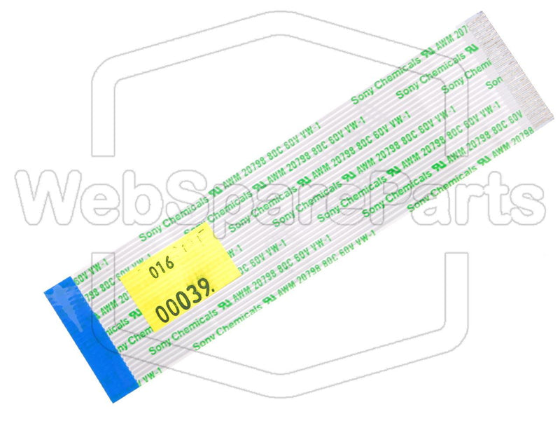 25 Pins Inverted Flat Cable L=130mm W=32.55mm