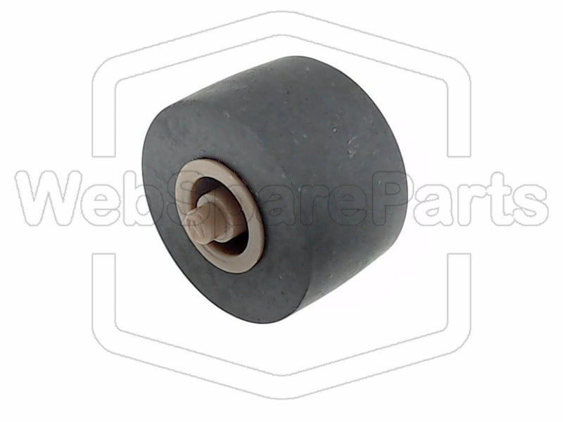 Pinch Roller 10mm x 6.0mm x 1.5mm (with axis in brown)