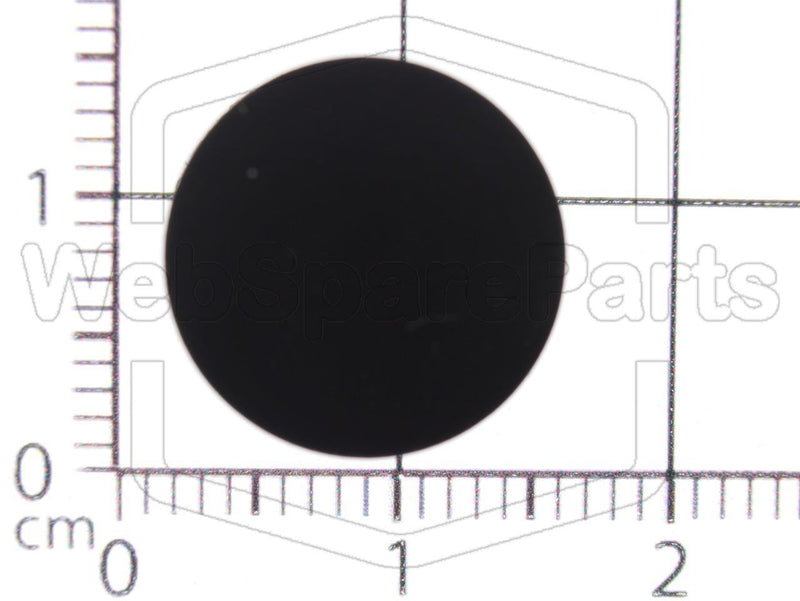 Round Rubber Foot Self-adhesive  Ø4mm x Ø5mm x height 3.6mm