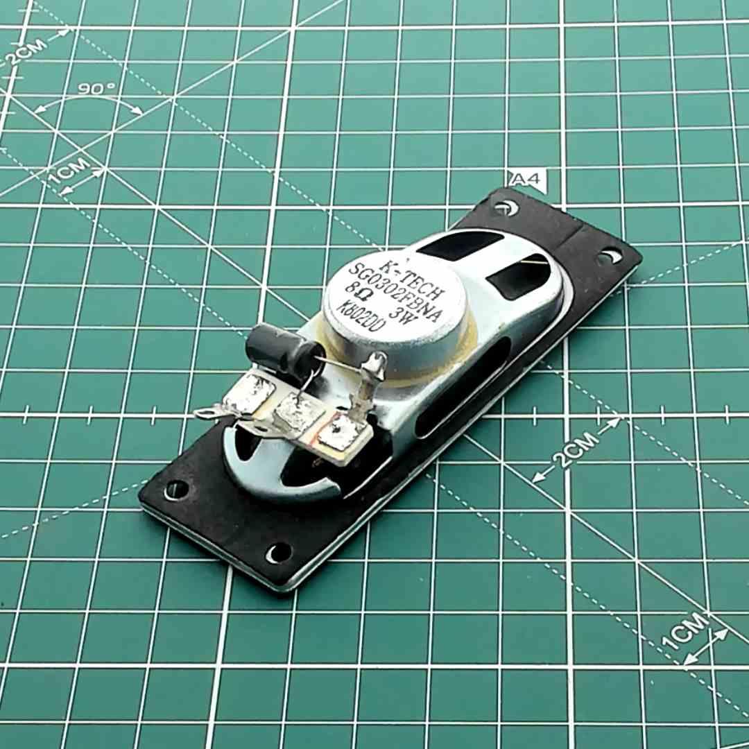 Oval Replacement Speaker for Vintage Audio, 8 Ohm 3 W [90x31x20mm]