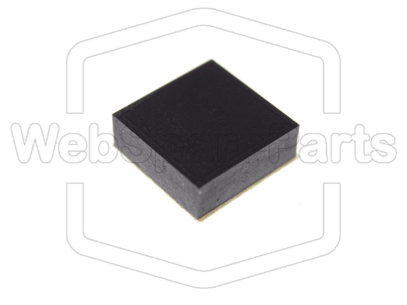 Square Rubber Foot Self-adhesive 10.0mm x 10.0mm Height 3.5 mm