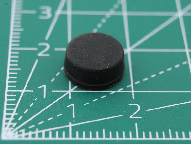 Round Rubber Foot Self-adhesive  Ø10mm x Ø9.5mm x height 4.5mm