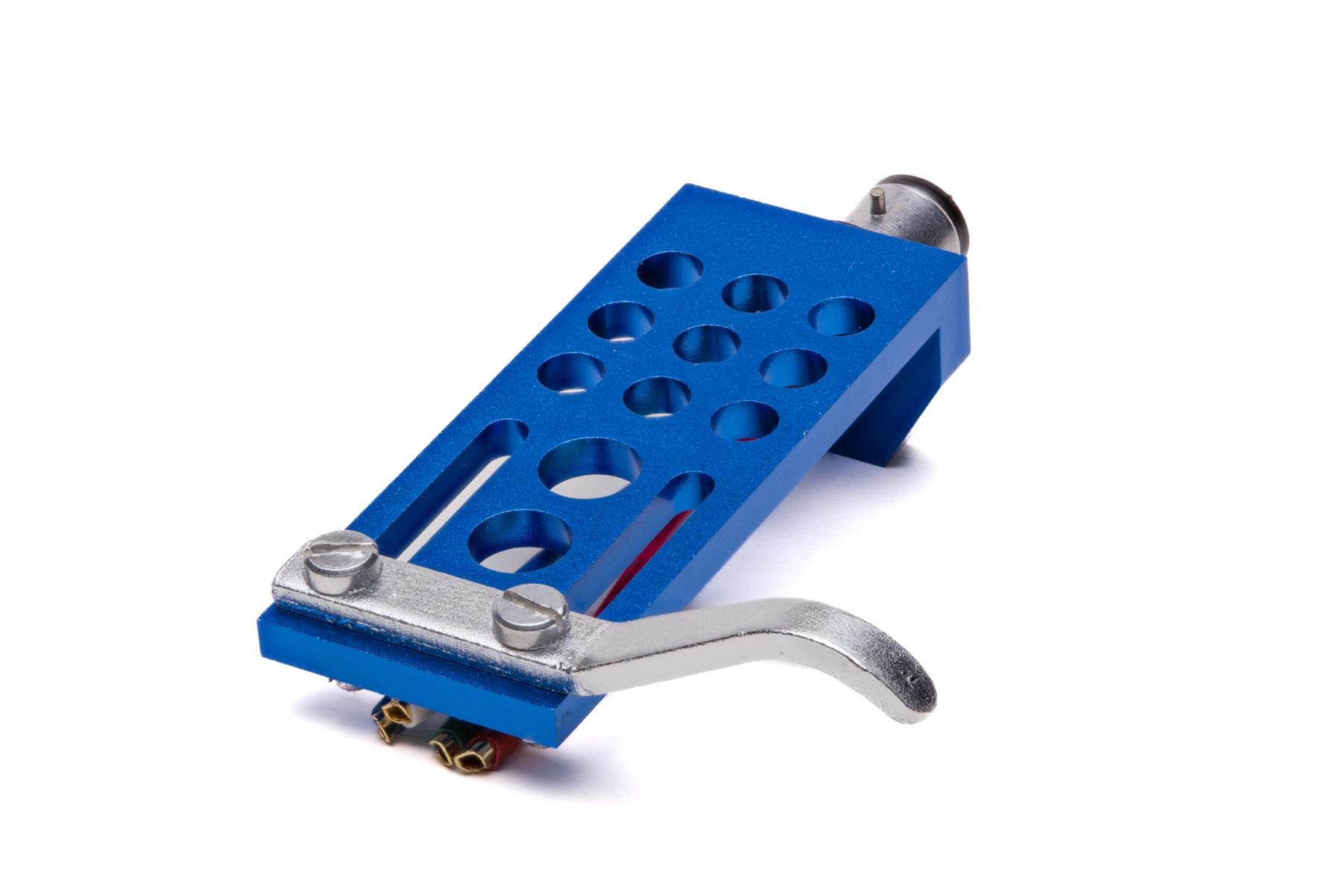 Analogis HS-27 CNC Aluminium Headshell – SME Mount with Gold-Plated OFC Leads [Blue]