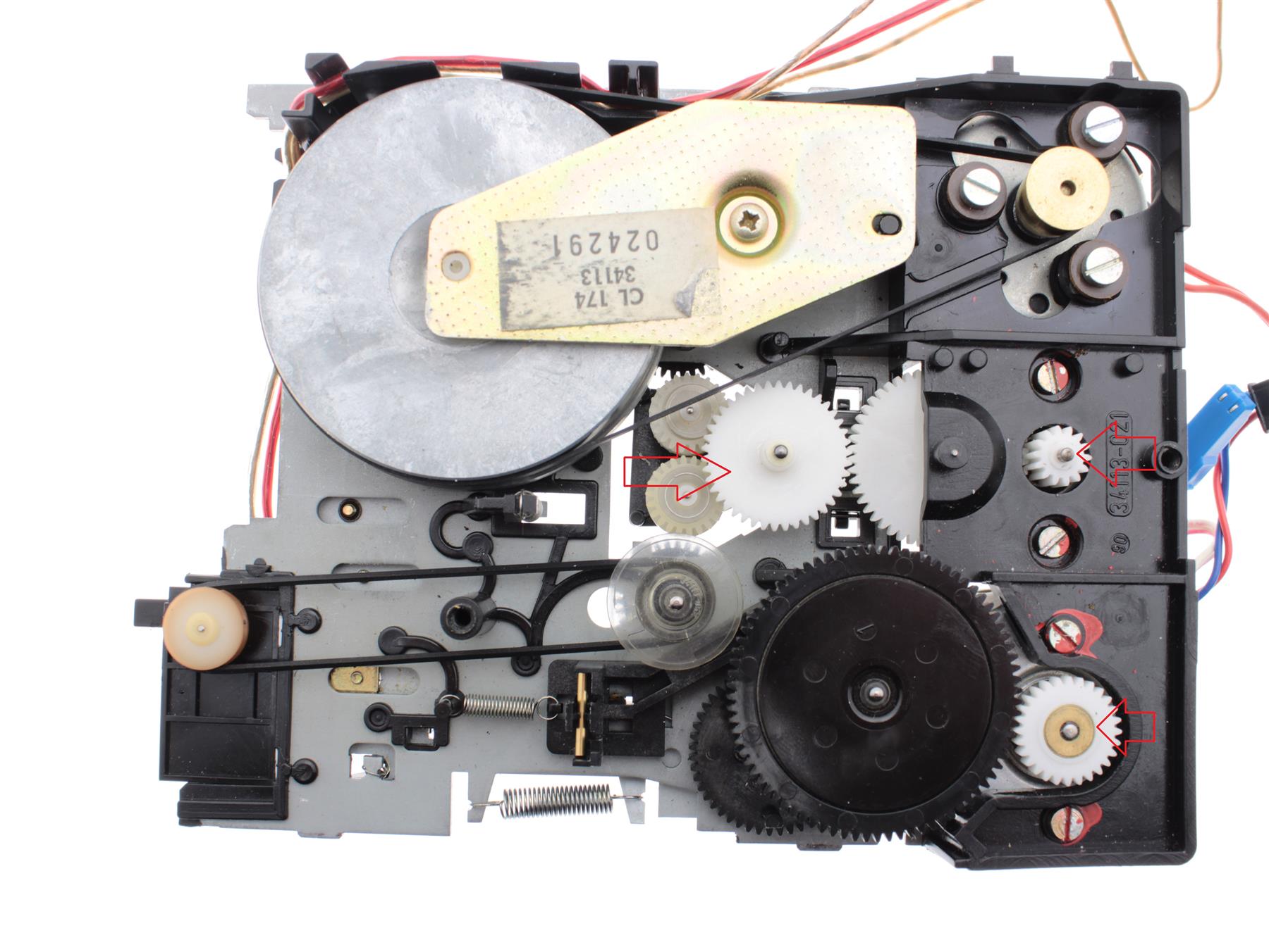 Replacement Gear Repair Kit for Grundig MCF400 Cassette Deck