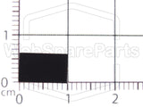 Picior dreptunghiular din cauciuc autoadeziv 9.9mm x 6.0mm Height 1.6mm &mdash; photo 2