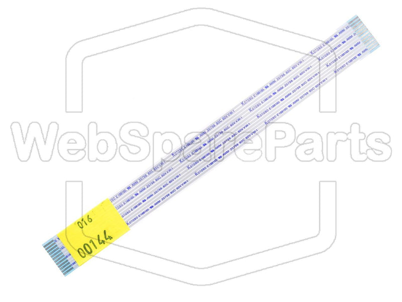 12 Pins Inverted Flat Cable L=160mm W=16.4mm