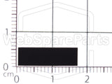 Picior dreptunghiular din cauciuc autoadeziv 16mm x 5mm Height 3.6mm &mdash; photo 2