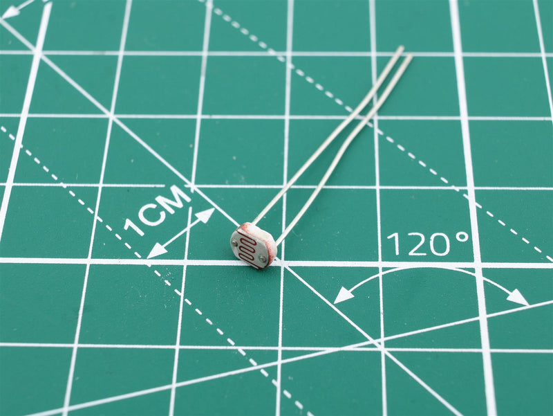 LDR 45..140kOhm 100mW Ø5mm Photoresistor Resistor Photoresistance