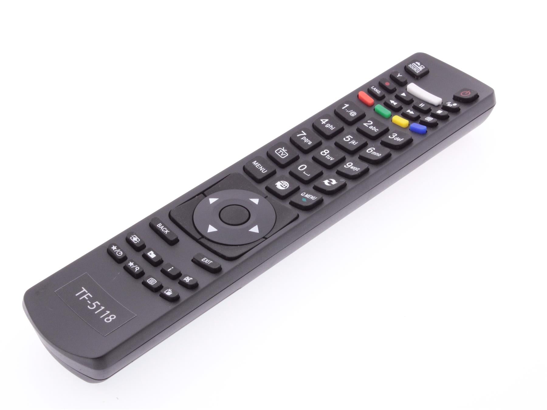 Replacement TV Remote Control for RC5118