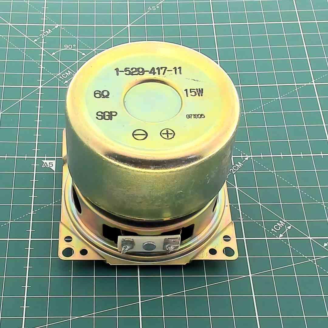 Round Replacement Speaker 6 Ohm 15 W [80x80x70mm], Sony 1-529-417-11