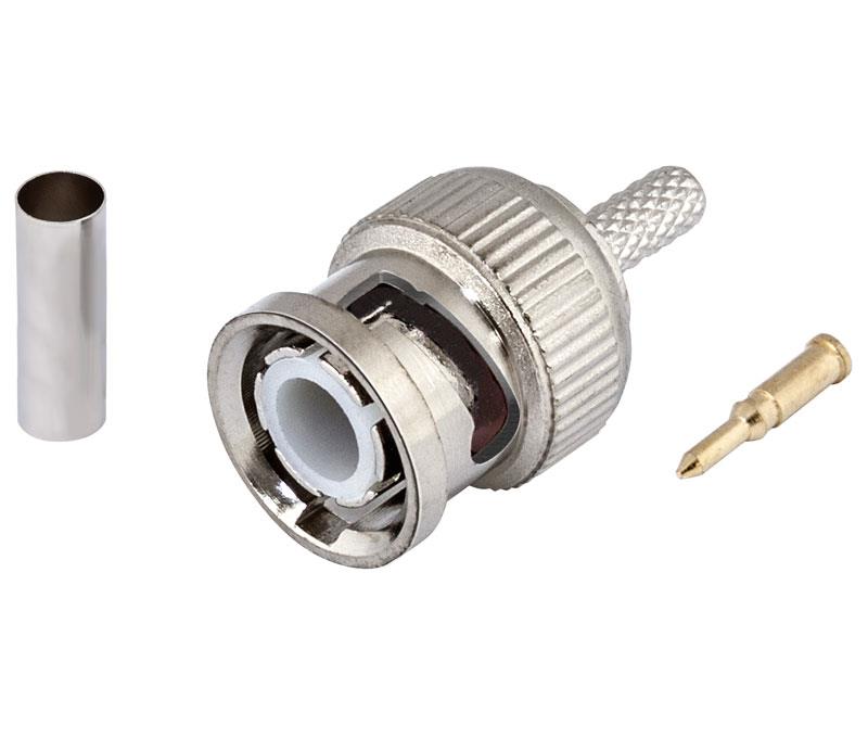 BNC Female Crimp Connector for RG59 Cable