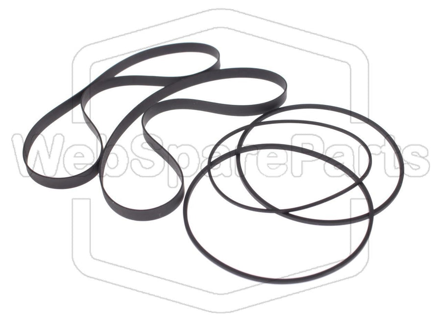Lo-D D-W700 Set curele pentru dublu casetofon