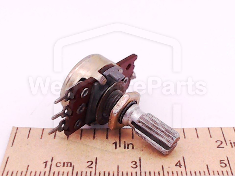 100K Ohm Logarithmic Rotary Potentiometer with Shaft