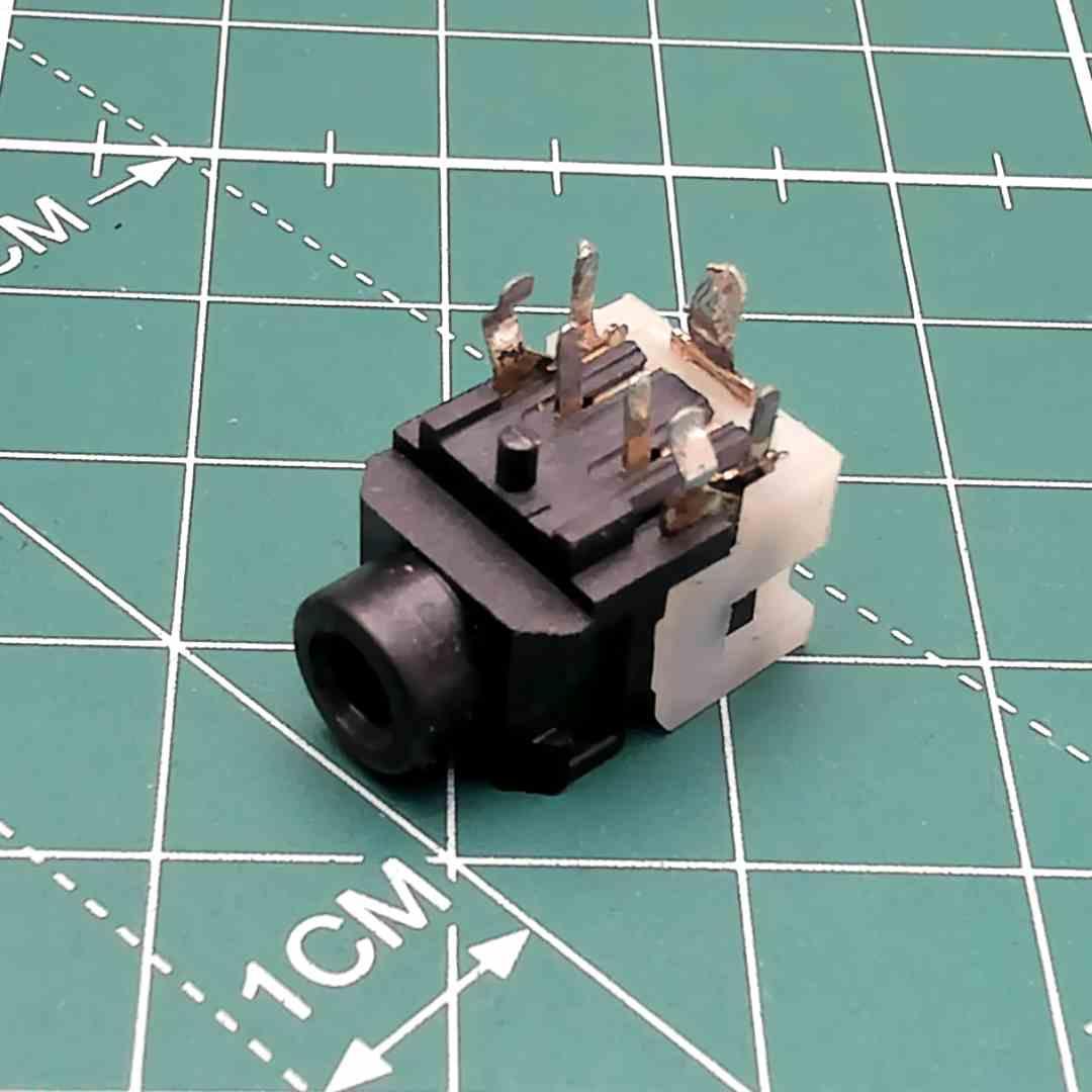 Sharp W1514 Headphones PCB Jack for Vintage Audio Repair