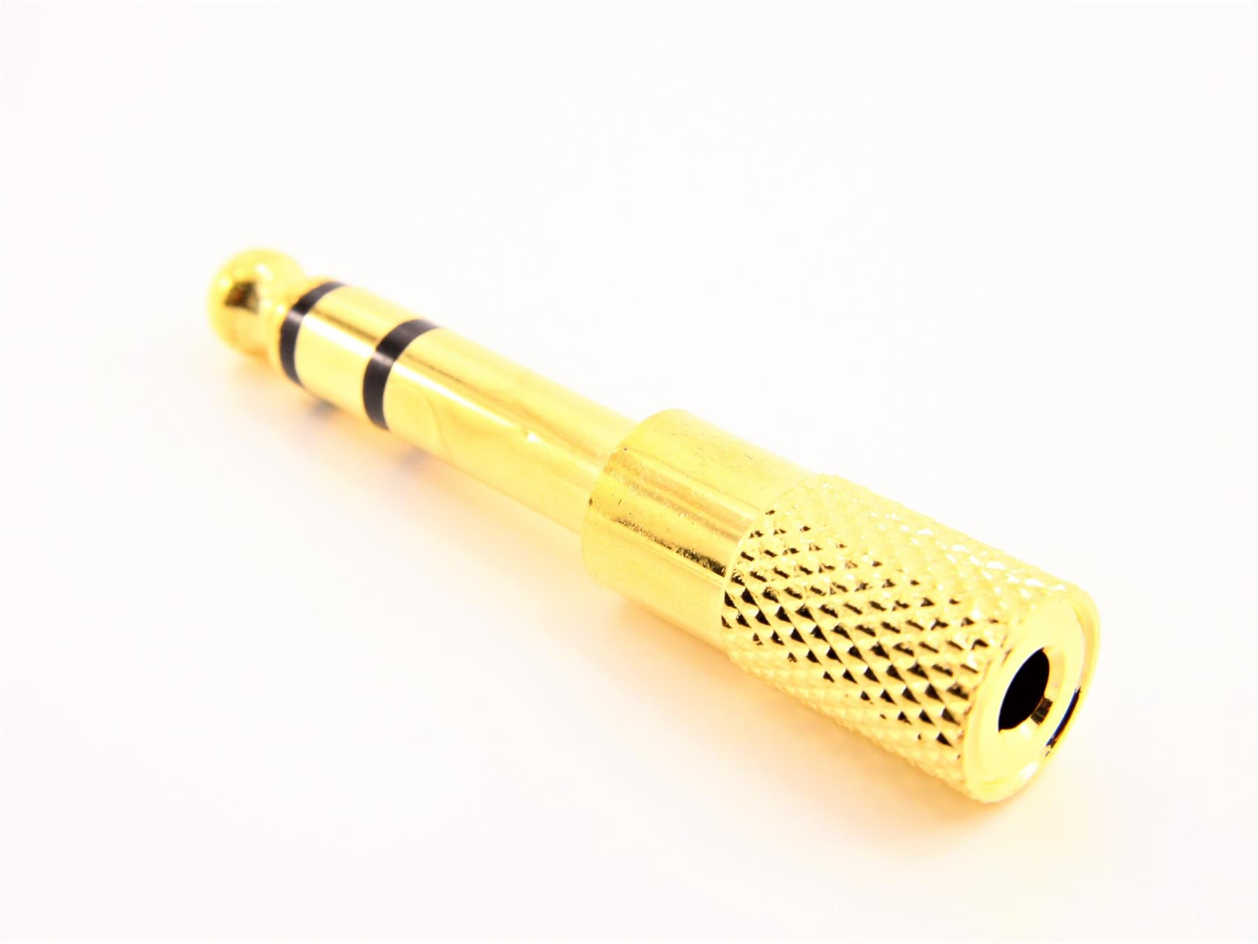 6.3mm Jack Male to 3.5mm Stereo Jack Female Adapter