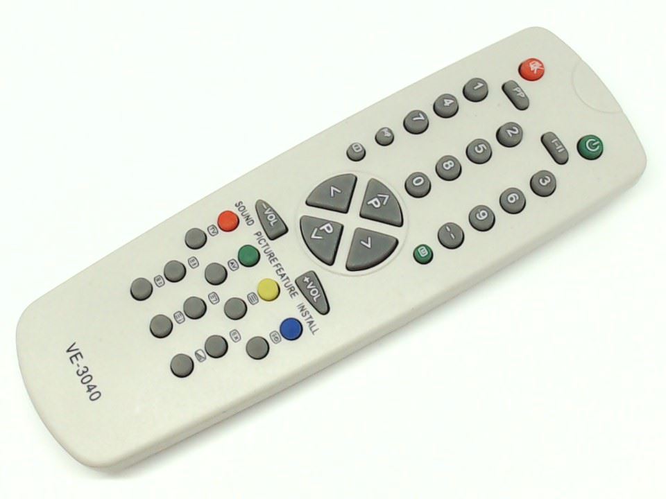 Replacement TV Remote Control for RC3040