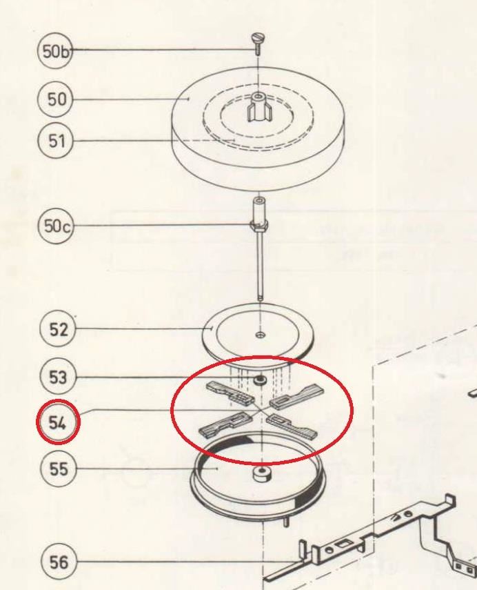 Philips N4304 Reel 1 & 2 Friction Blocks Replacement [8 Pieces]