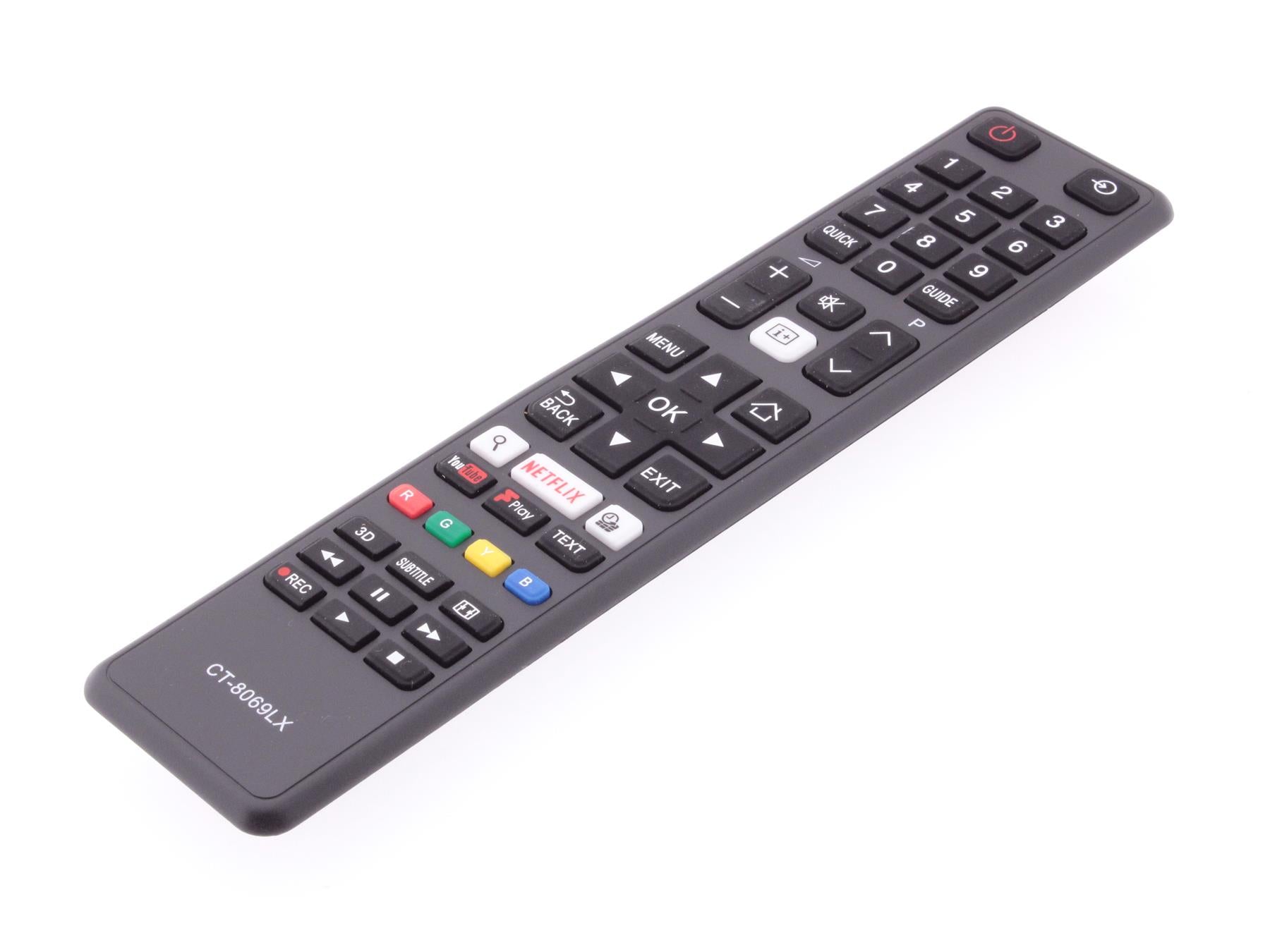 Replacement TV Remote Control for Toshiba CT-8069
