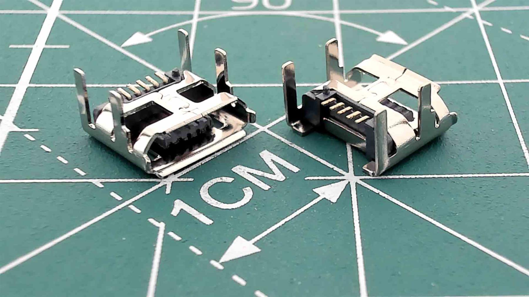 Micro USB Female Connector for PCB Soldering S7478