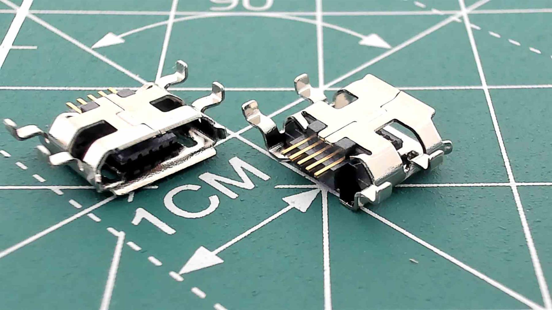 Micro USB Female Connector for PCB Soldering S7462